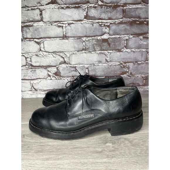 Mephisto Sherpa\'s Black Leather Lace Up Heel Oxfords Shoes Men Sz 10.5M US/44EU main image 15